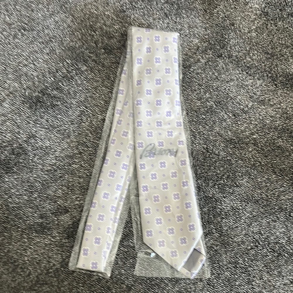 Lavender Floral Design Tie